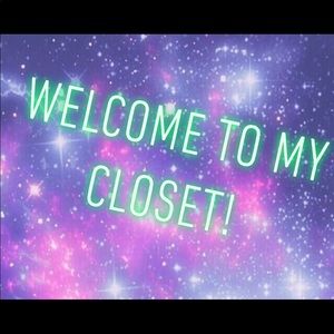 Welcome to my closet!
